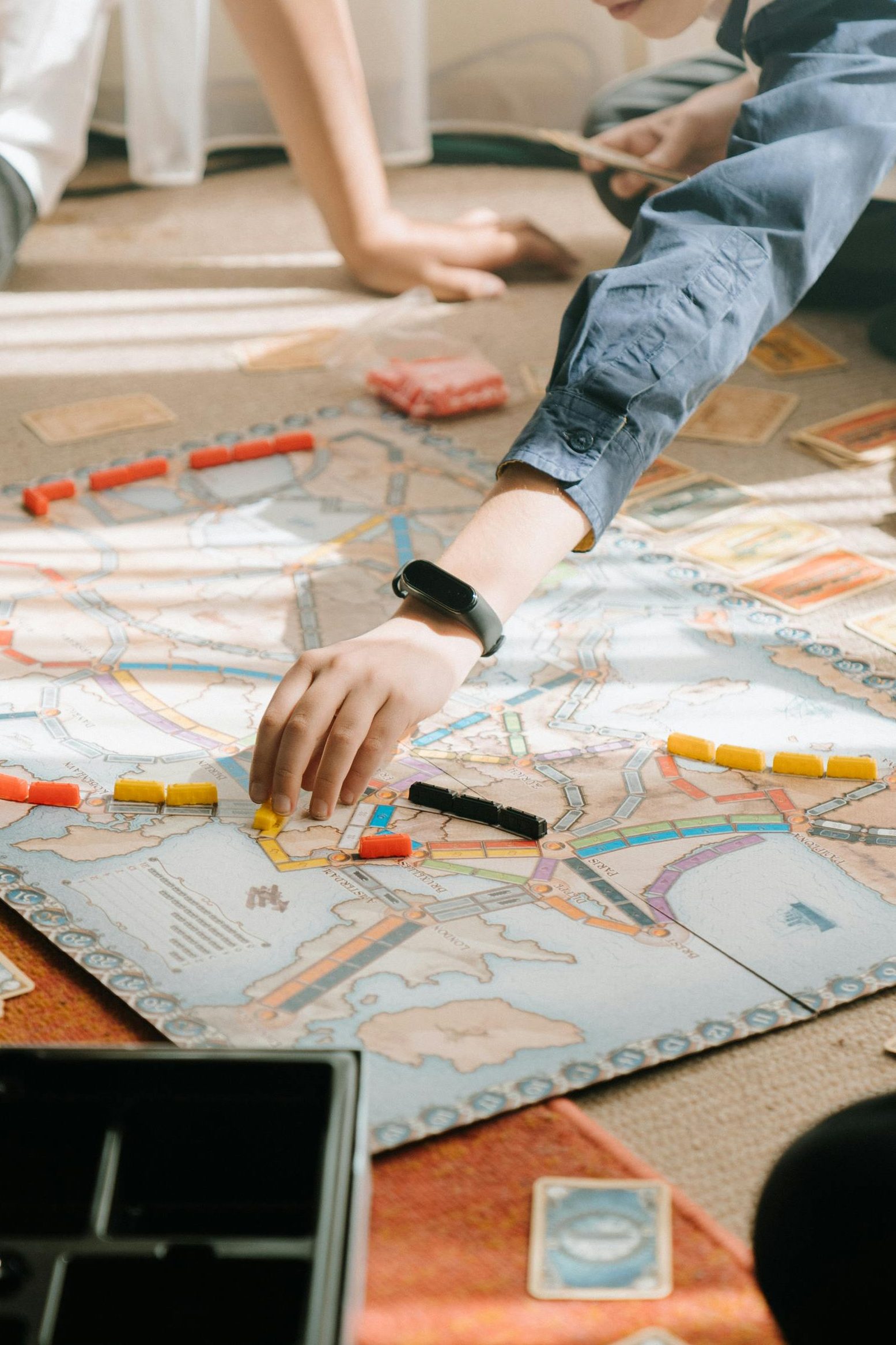 Board Matchingkids playing guess who board game with matching Games