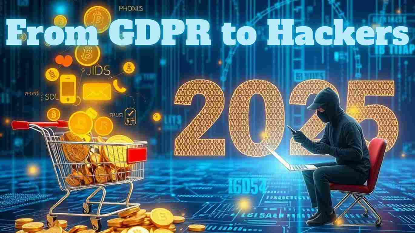 From GDPR to Hackers: 10 Proven Ways to Protect Your Personal Data in 2025 In 2025, one thing is becoming increasingly clear: personal data is the most valuable asset in the digital world. If back in the day it was gold, oil, or land that everyone wanted, now it's actually phone numbers, email addresses, shopping history, and even our browsing habits that people are fighting over. It's not surprising that the phrase "data is the new oil" has turned into a reality. buatkan gambar sesuai dengan deskripsi artikel di atas